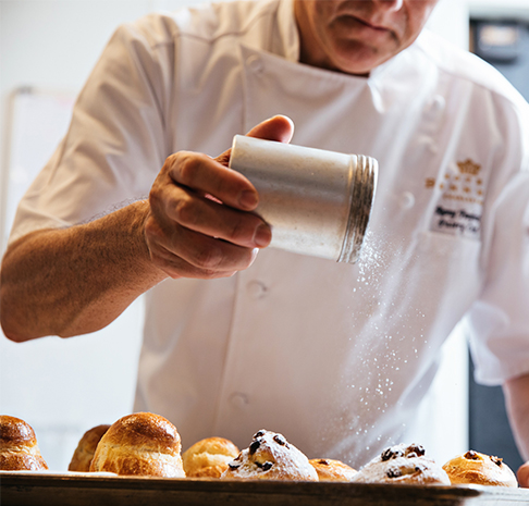 Chef Remy cooking in kitchen