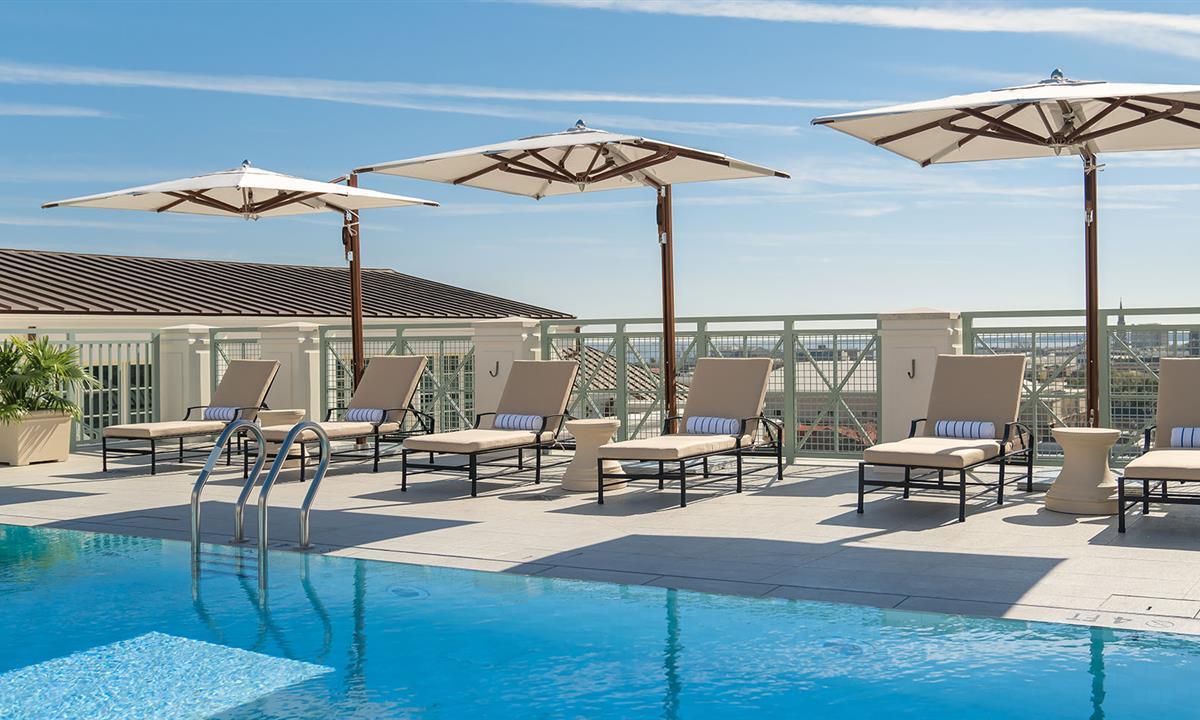 view of rooftop pool